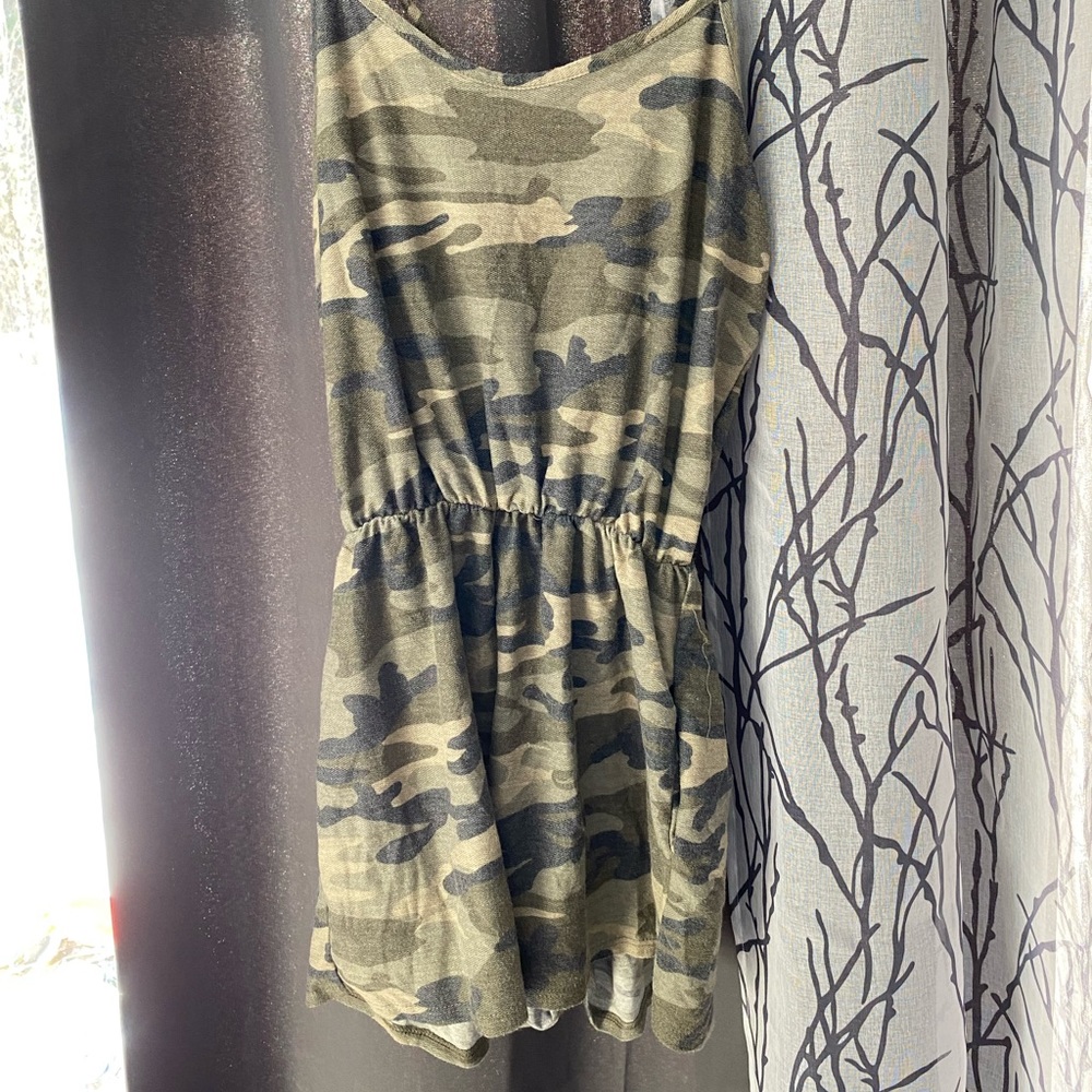 Small camo romper